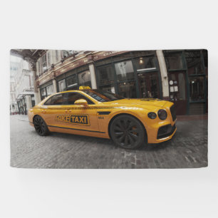 Banderoles Faux Taxi Bentley Flying Spur