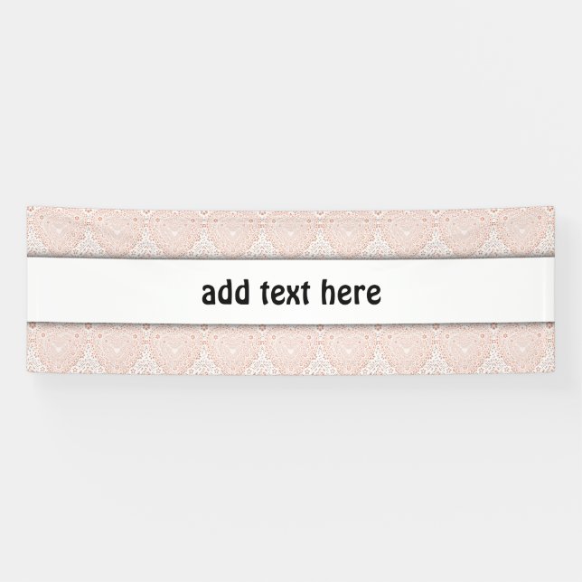 Banderoles Faux White Lace Fabric Arrière - plan (Horizontal)