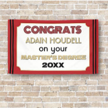 Félicitations à la maîtrise ! Personnalisé