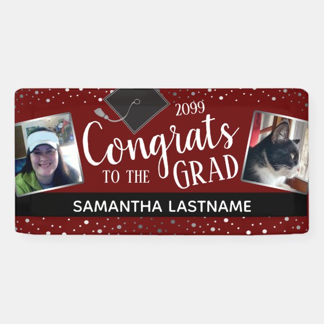 Banderoles Félicitations à notre deuxième classe de photo de  (Horizontal)