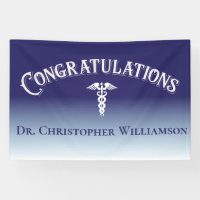 Félicitations Blue Médicale Doctor