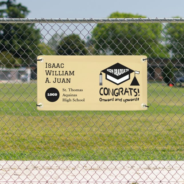 Banderoles Félicitations, diplômé 2024 ! (Insitu)