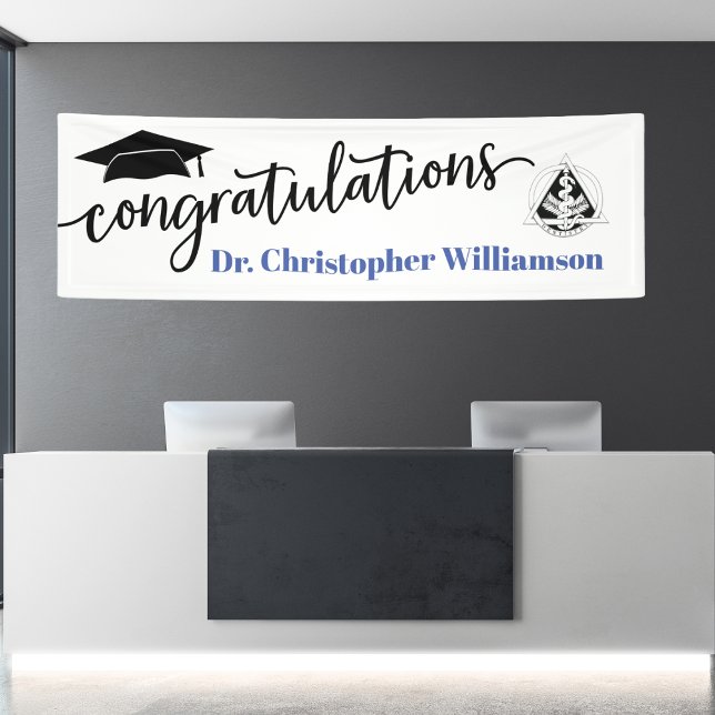 Banderoles Félicitations Docteur Dentistère (Congratulations Dentist - Doctor Graduation Banner)