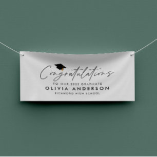 Banderoles Félicitations pour la graduation simple script mod