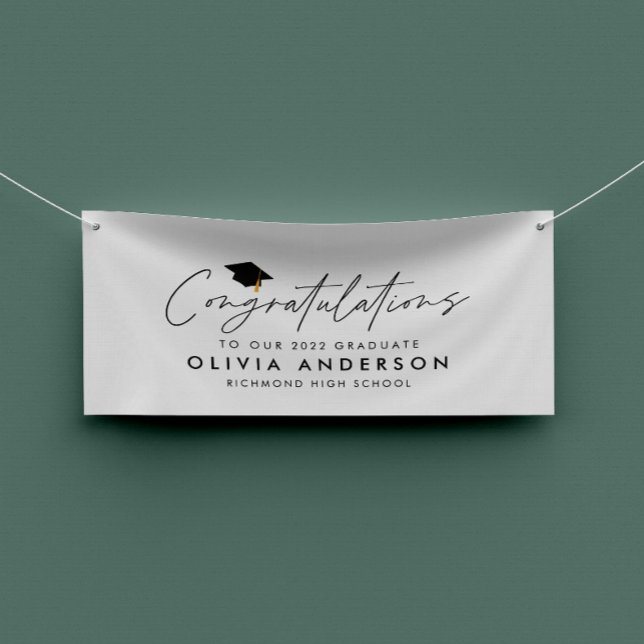 Banderoles Félicitations pour la graduation simple script mod (Créateur téléchargé)
