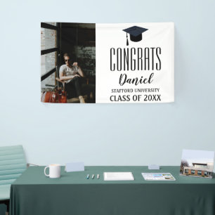 Banderoles Félicitations pour la photo de remise des diplômes