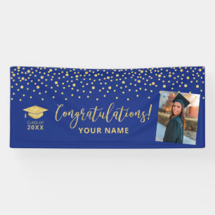 Banderoles Félicitations pour la remise des diplômes avec con