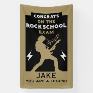 Banderoles Félicitations Rock Guitar Exam