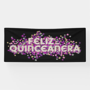 Banderoles Feliz Quinceanera