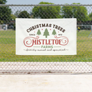 Banderoles Ferme de mistletoe de Noël Pôle Nord