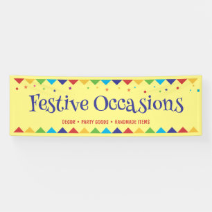 Banderoles Festive Crafts Fair Vendeur Booth