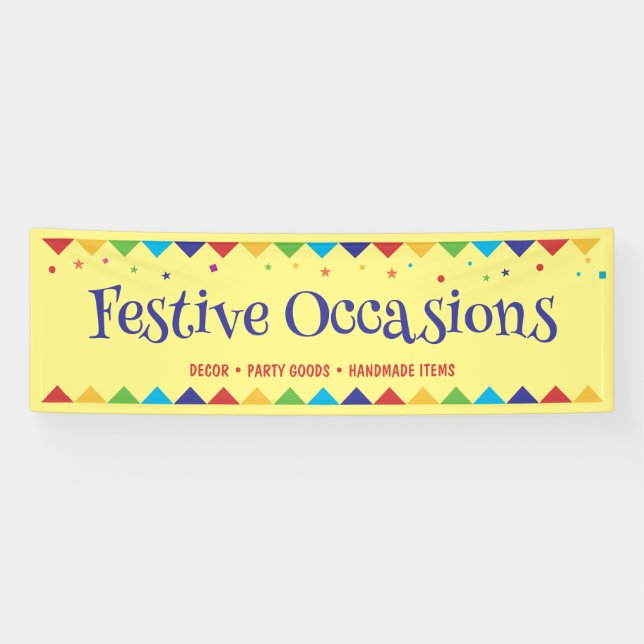 Banderoles Festive Crafts Fair Vendeur Booth (Horizontal)