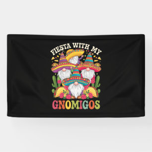 Banderoles Fête avec mes Gnomigos Gnome Cinco De Mayo