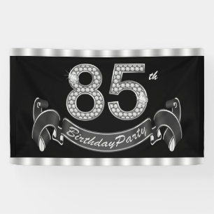 Banderoles Fête d'anniversaire de 85 ans