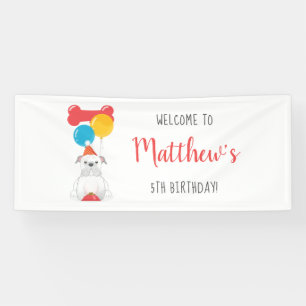 Banderoles Fête d'anniversaire de Bulldog