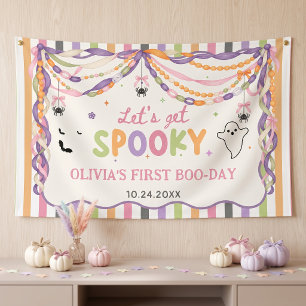 Banderoles Fête d'anniversaire de fille Halloween drôle et ef