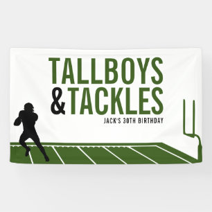 Banderoles Fête d'anniversaire de Football Tallboys & Tackles