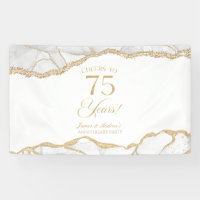 Fête d'anniversaire de mariage de 75 ans en Agate 