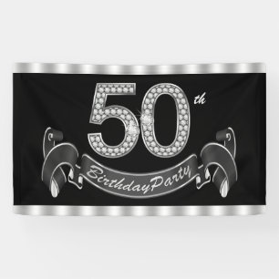 Banderoles Fête d'anniversaire des 50 ans