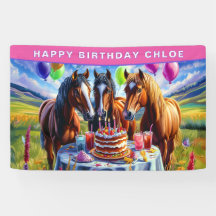 Fête d'anniversaire des chevaux