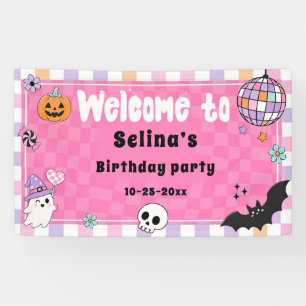 Banderoles fête d'anniversaire Halloween