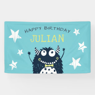 Decoration Papeterie Vaisselle Monstre De Joyeux Anniversaire Zazzle Fr