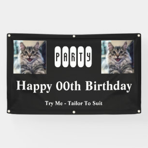 Banderoles Fête d'anniversaire pour des jumeaux