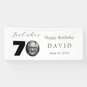 Banderoles Fête d'anniversaire pour un événement marquant ave