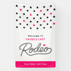 Banderoles Fête de Bachelorette Rose Chaud Fun Sa Dernière Co