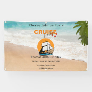 Banderoles Fête de Croisière 40e Anniversaire