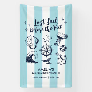 Banderoles Fête de Filles de Plage Côtière Dernières Rayures 