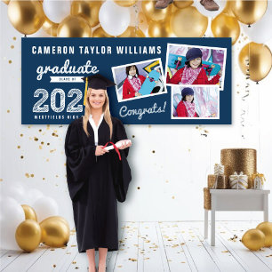 Banderoles Fête de fin d'études 2026 Diplômé Esquisse audacie