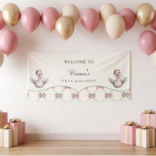Banderoles Fête de Naissance Bébé Arc-en-ciel Prépa Silly Goo