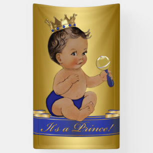 Banderoles Fête de naissance de prince ethnique