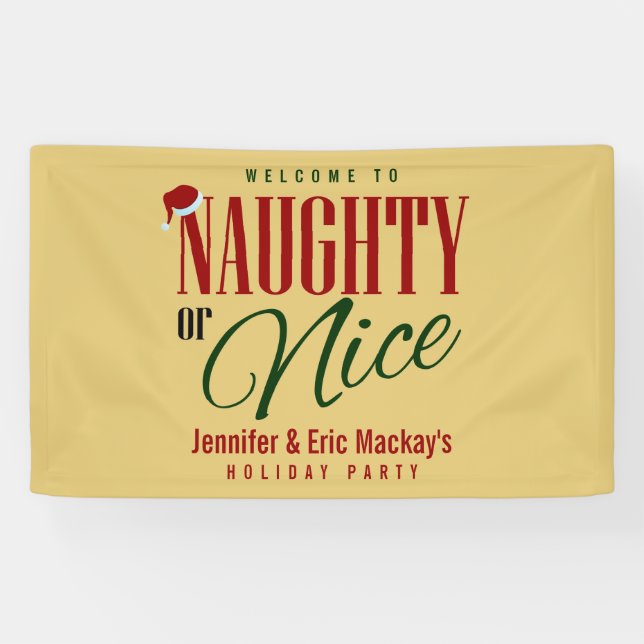 Banderoles Fête de Naughty ou de Nice (Horizontal)