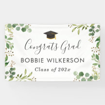 Fête de remise de diplômes Félicitations Feuilles 