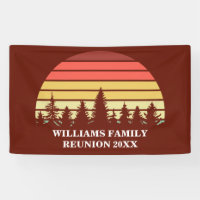 Fête de réunion de famille personnalisée Forêt de