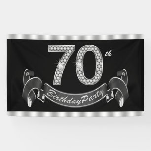 Banderoles Fête des 70 ans