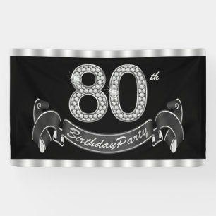 Banderoles Fête des 80 ans