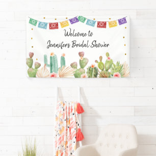 Banderoles Fête des mariées de Fiesta Cactus Boho