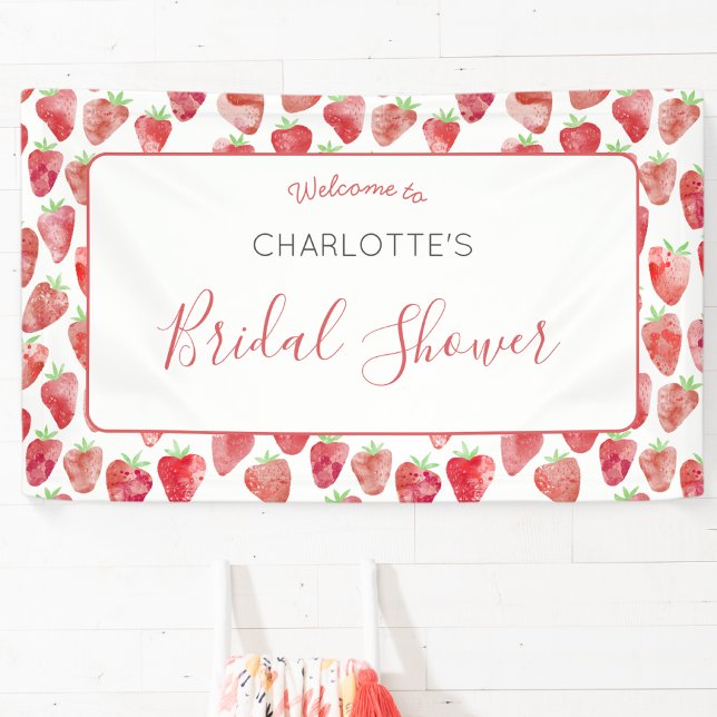 Banderoles Fête des mariées fraise (Créateur téléchargé)