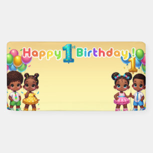 Banderoles Fête du premier anniversaire des Petites Étoiles