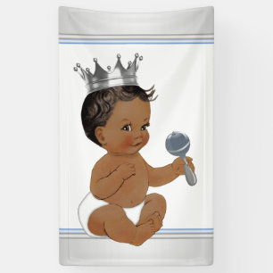 Banderoles Fête prénatale du bébé prince ethnique
