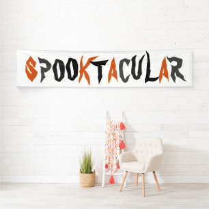 Banderoles Fête Spooktacular d'Halloween