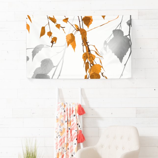 Banderoles Feuilles d'automne 2 (En situation)