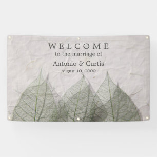 Banderoles Feuilles squelettes
