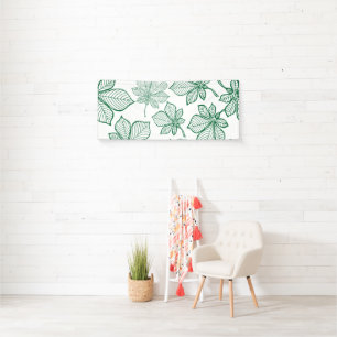 Banderoles Feuilles stylisées 5