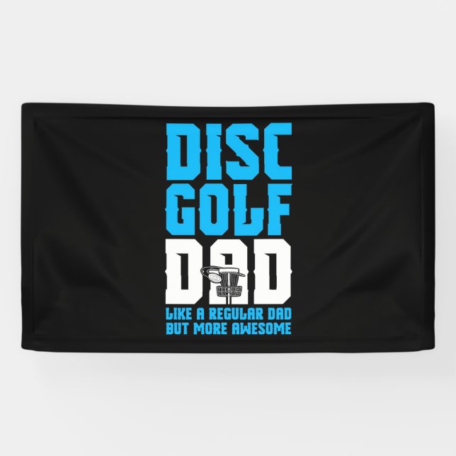 Banderoles Fier Disk Golf Papa (Horizontal)