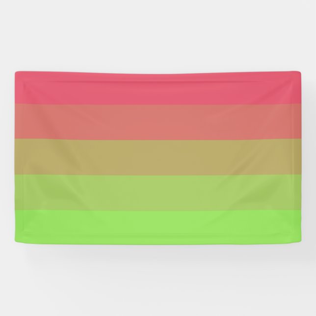 Banderoles Fierté Aroflux (Horizontal)