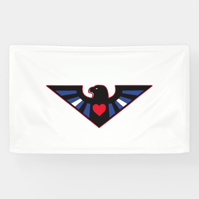 Banderoles Fierté de l'aigle en cuir (Horizontal)